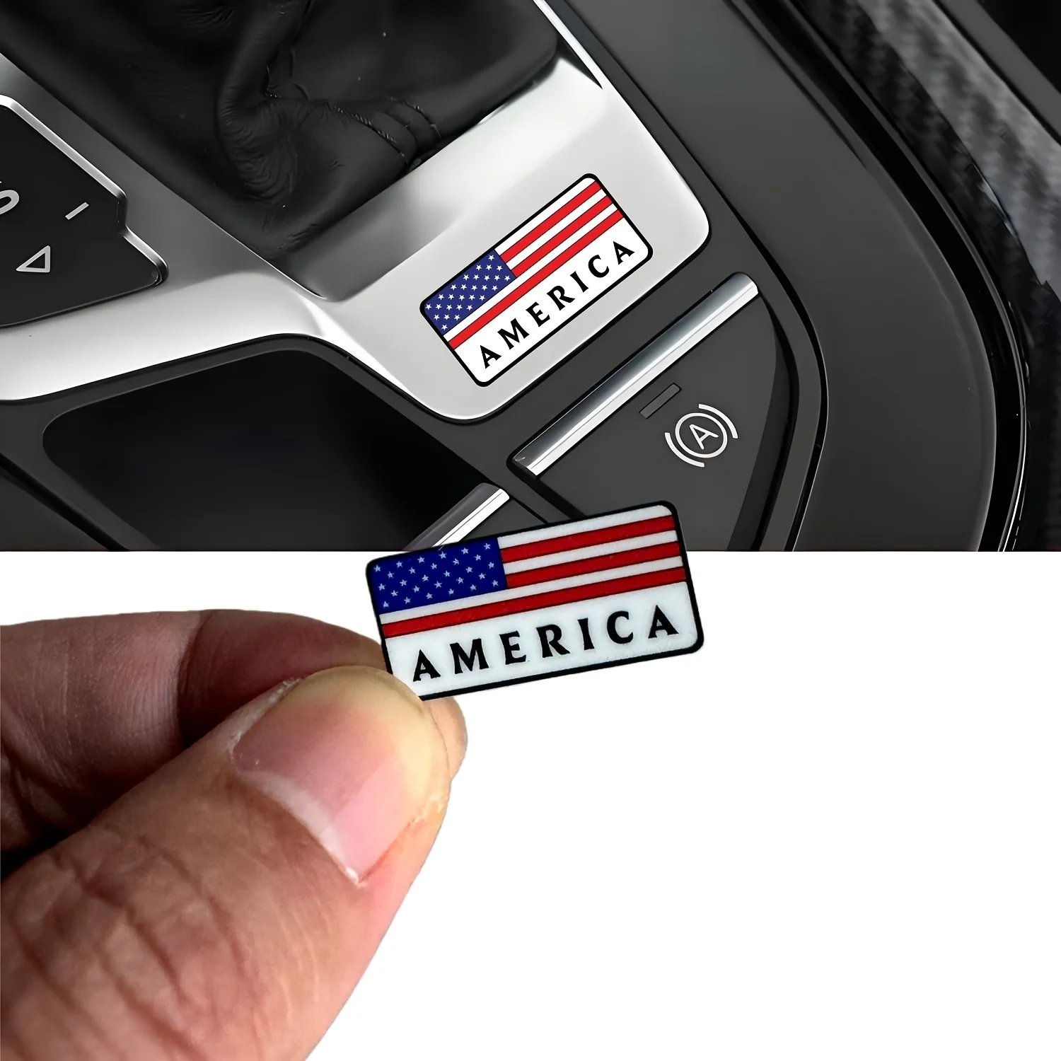 Suitable for All Models of Universal Decorative Car Stickers Decal Decorative Stickers Featuring National Flag Design