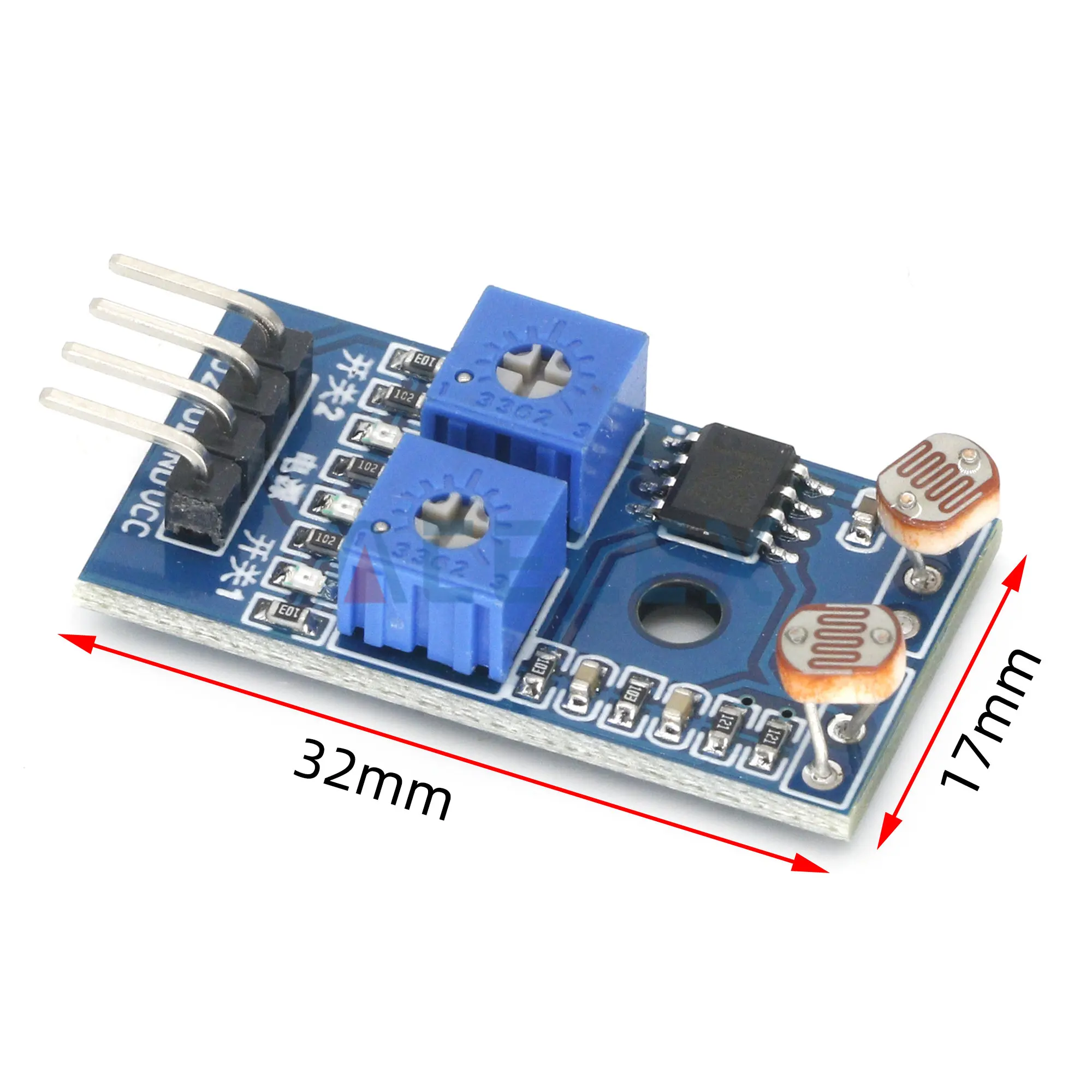 2 Channel Photosensor Module Photosensitive Resistor Light Detection Photosensitive Resistor Module for arduino