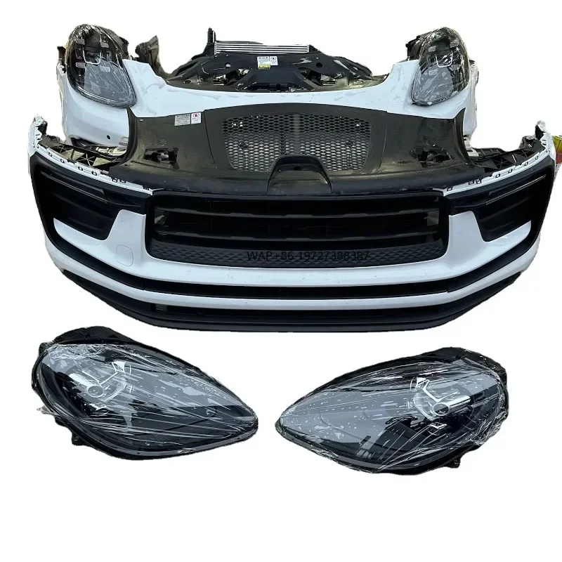 2022-2024 Hot Selling for Macan 95B Carbon Front Bumper Assembly Original 2.0T Plastic Bolt-On Rear Upgrade