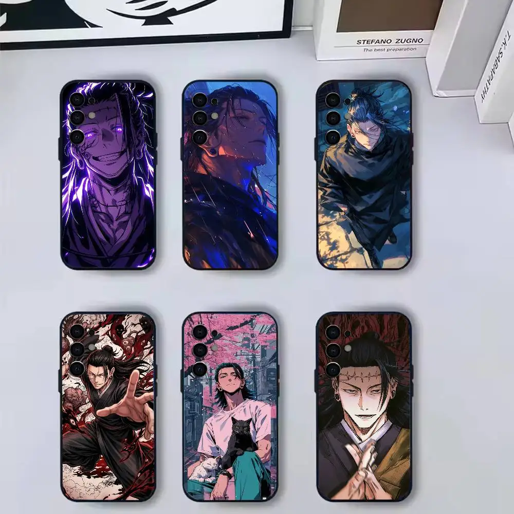 C-classic anime JKK G-Geto Suguru  Phone Case For Samsung S 25,24,23,22,30,21,10,9,Ultra,Plus,Lite,FE,4,5 G Black Silicone Case