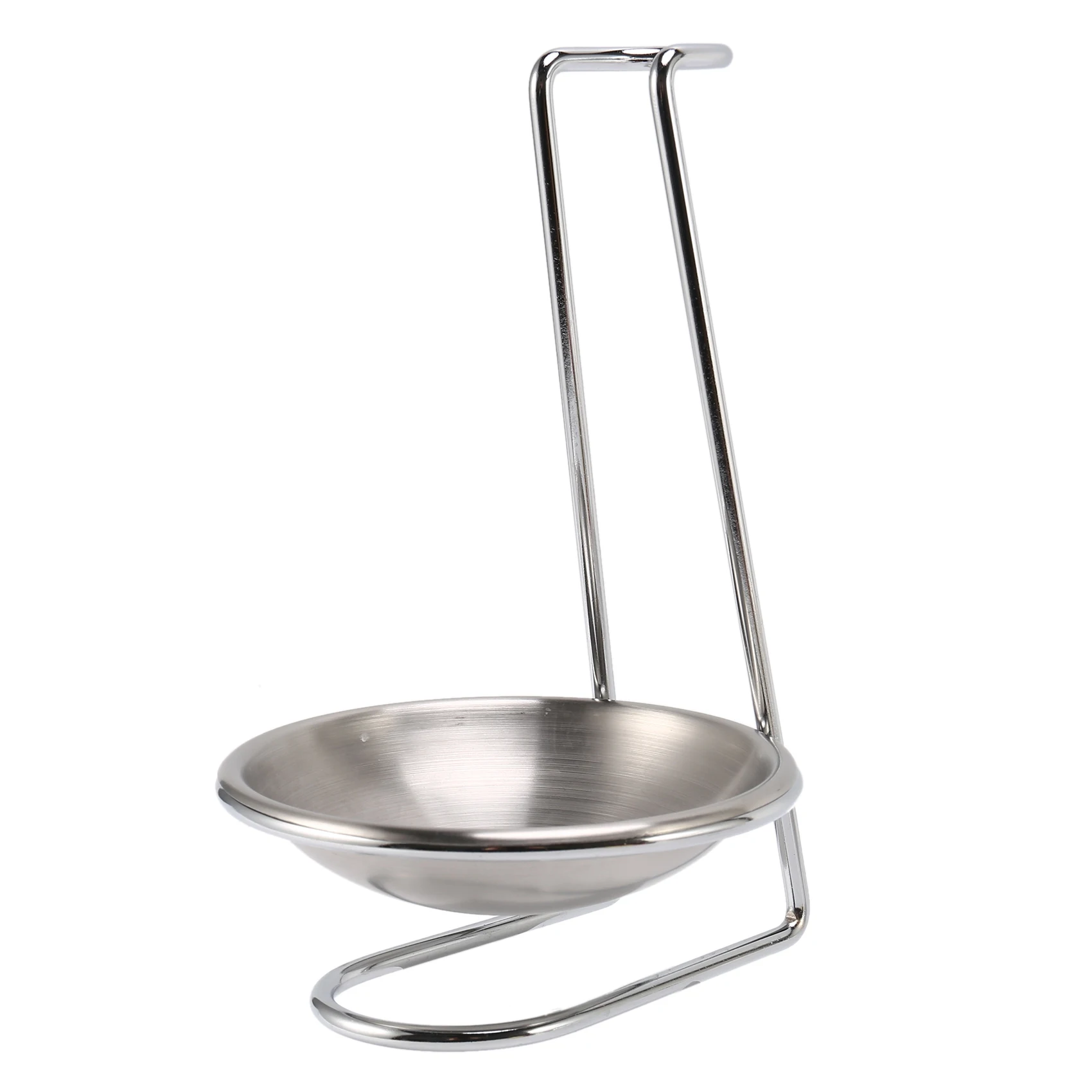 Stainless Steel Spoon Rest Holder,Long Handle Vertical Saving Soup Ladles Holders Ladle Rest Soup Ladle Holder