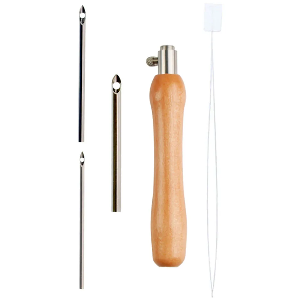 

1 set Punch Needle Kit Felting Needles Lightweight Ergonomic Cross Beginner Wool Embroidery Crafting Sewing Tools