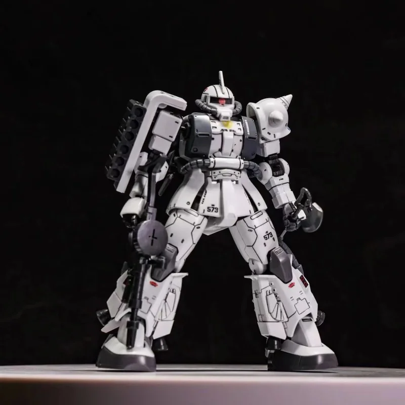 GTO ZAKU II lobo blanco Shin Matsunaga HG 1/144 Mech Kit de modelo de ensamblaje figuras de acción rompecabezas para niños juguetes decoración de escritorio muñeca