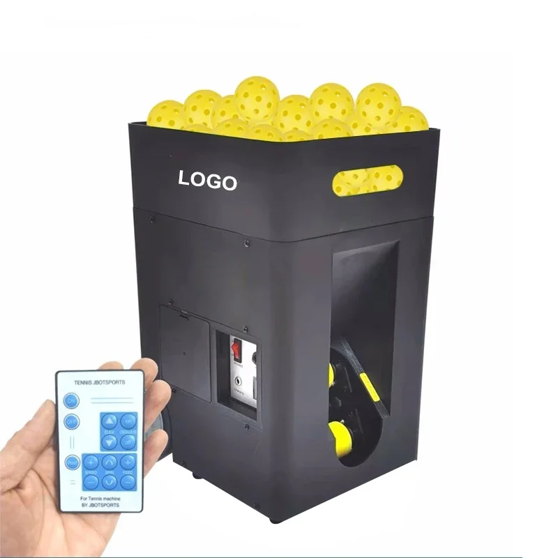 Customs Logo New Popular JP02 App And Remote Control Pickleball Padel Ball Machine For Playing And Training