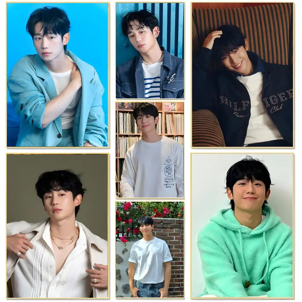 Actor J-jung Hae in Poster Living Room Bedroom Decorative Print Unframed Decor