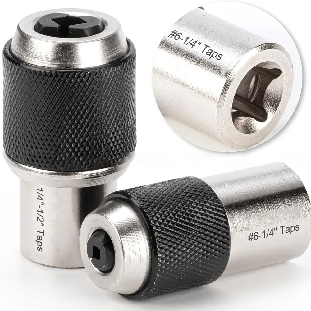 1pcs Adjustable Tap Socket For Taps Reamers Screw Extractor 6-1/4 1/4-1/2inch Drive Tap Socket For 3/8inch Square Socket Wrench