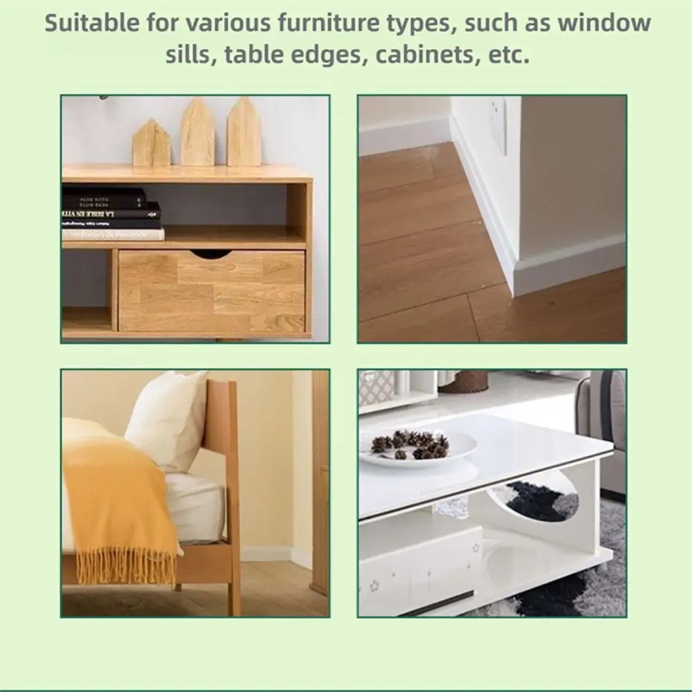 แผ่นกันกระแทกขอบโต๊ะเด็ก 2 เมตร แบบนุ่มหนา ป้องกันมุมผนัง ลายไม้ NBR แผ่นกันกระแทกขอบหน้าต่าง ขอบเตียง