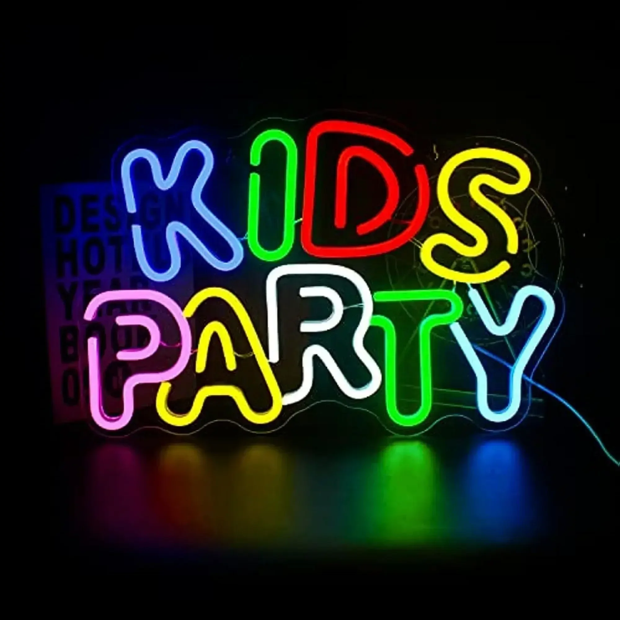 

Kids Party Neon Light Sign USB Dimmable LED Neon Sign for Bedroom Livingroom Club Bar Man Cave Party Gifts Wall Decoration