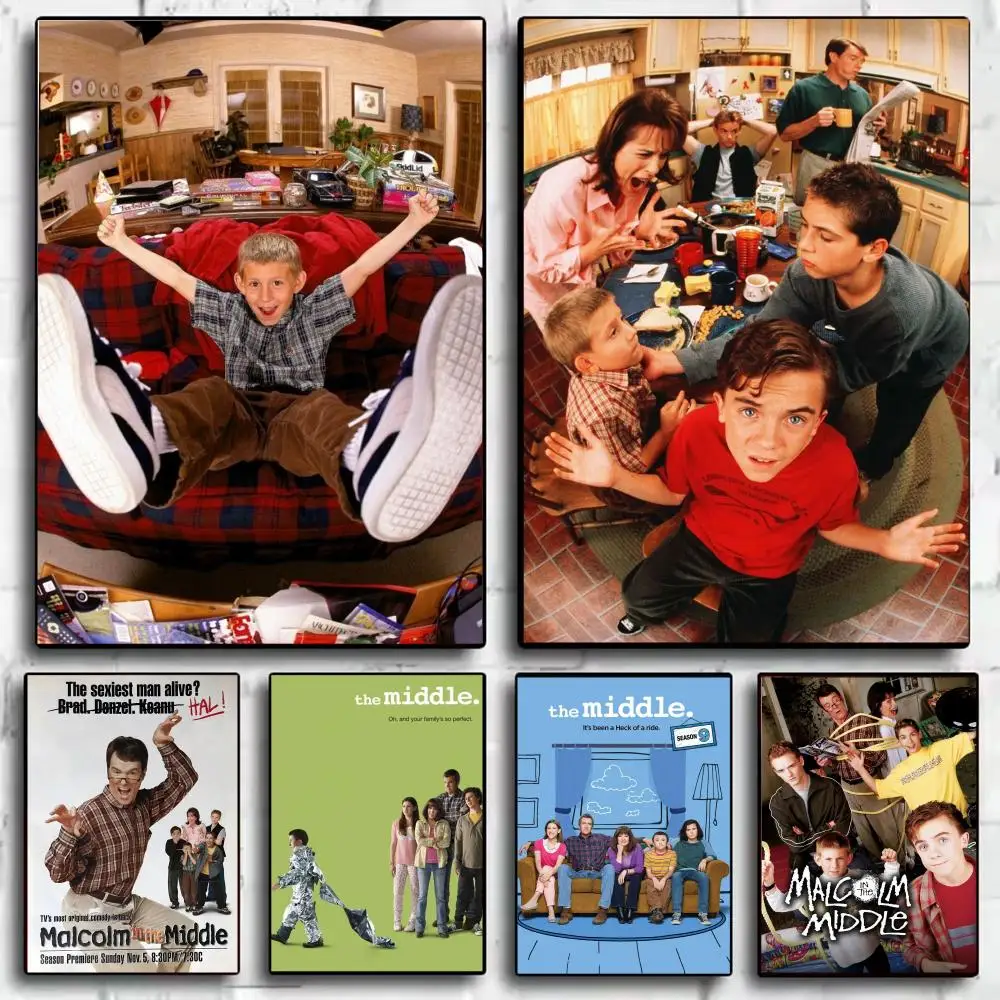 TV M-Malcolm in the Middle Poster Modern  Wall Art Aesthetic Minimalist Bedroom Decor Cafe Home Gift