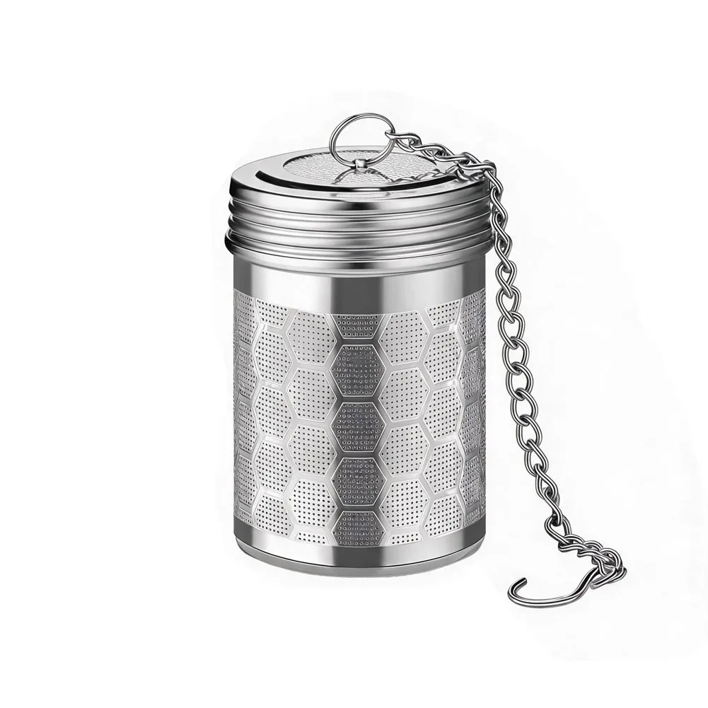 304 Stainless Steel Triangle Tea Infuser Mesh Strainer For Loose Leaf Teacup Pot Home Office Travel Brewing Tool Silver