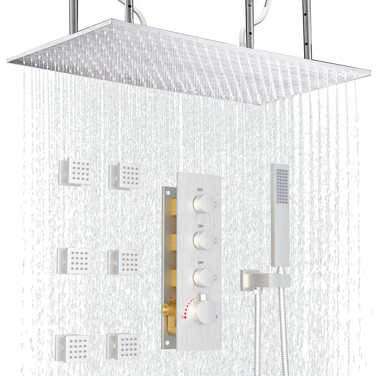 Yyhc16x32 Inch Ceiling Shower Head Large Full Body Shower System