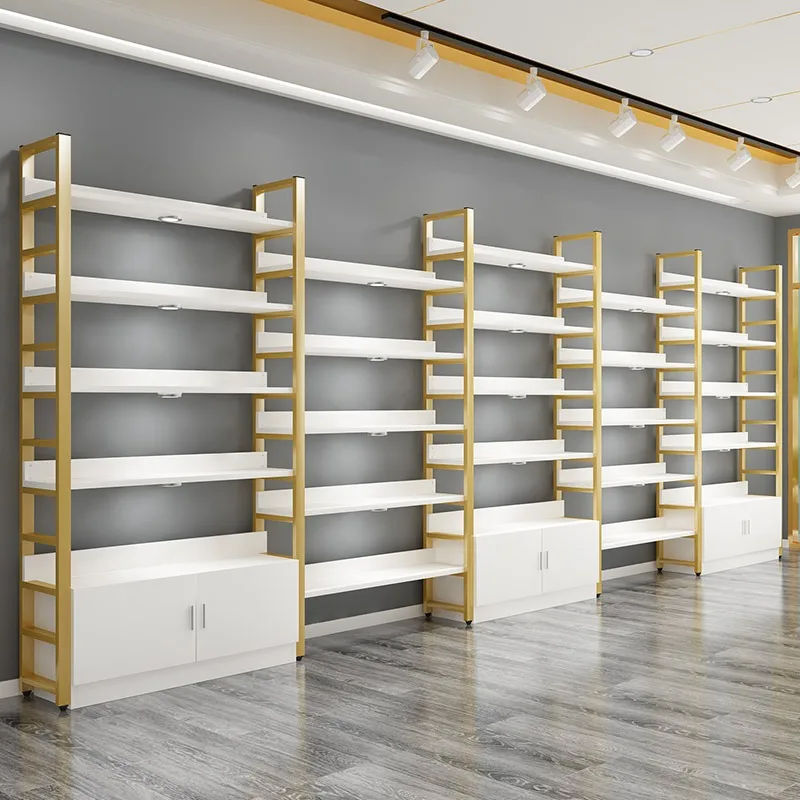 Shelf display rack Multi-layer combination against the wall Container clothing store Bag display rack Convenience store Snack