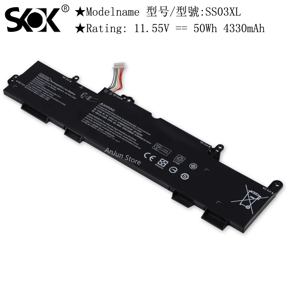 SS03XL Battery for HP EliteBook 735 745 830 840 G6 EliteBook 730 740 745 836 846 G5 G5 ZBook 14U G5 G6 Series HSTNN-IB8C 112C