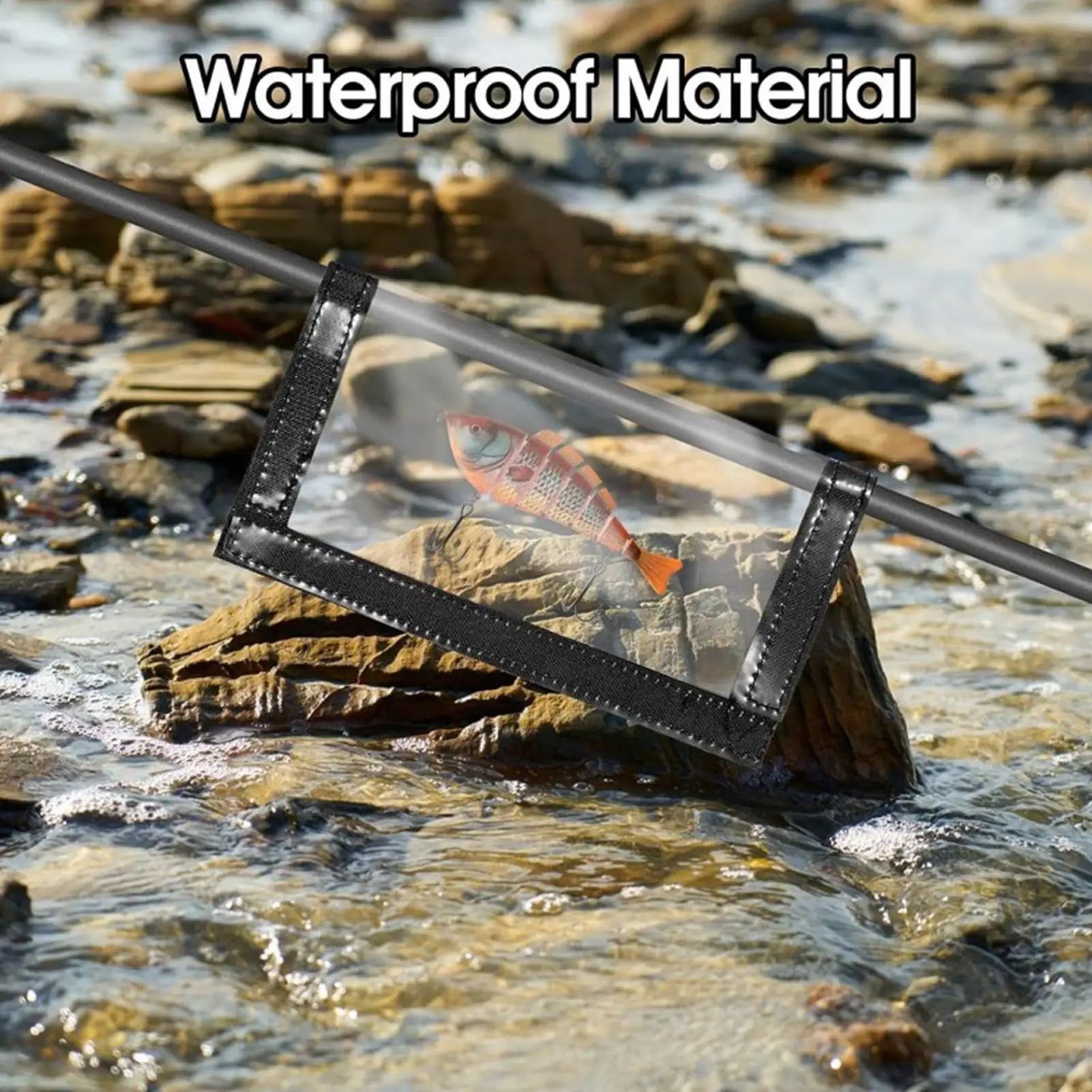 

Fishing Lure Covers For Rod Clear Protective Bait Cover Fishing Lure Wraps For Men Angler Hook Bait Storage Saltwater Freshwater