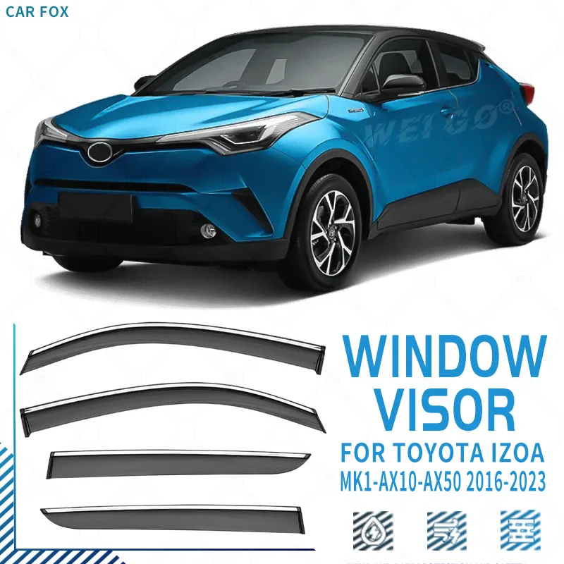 

For Toyota IZOA 2016-2023 Car Window Visor Awning Shelters Windshield Side Window Rain Sun Shade Auto Accessories