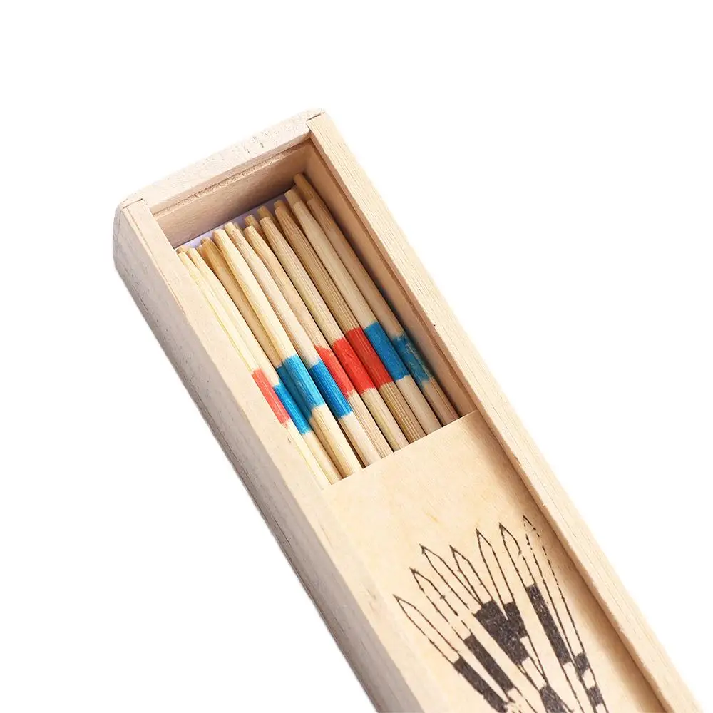 Speelgoed Multiplayer Game Pick Up Sticks Educatief speelgoed Houten pick-up sticks Pick-up sticks Set Pick Stick-spel Houten wiskundespeelgoed