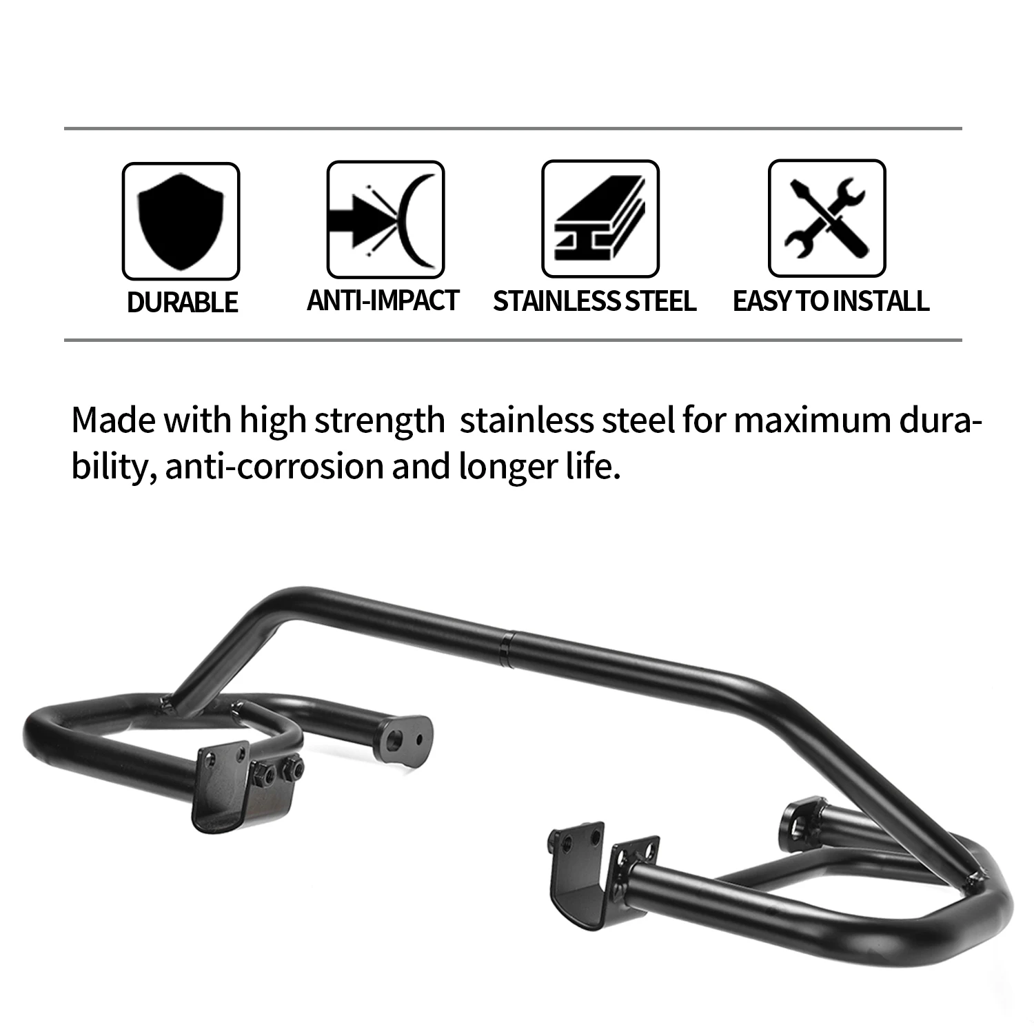 WOLFLINE Motore Guard Crash Bar Per Honda CMX500 Rebel 2017-2024 Autostrada Paraurti Moto Telaio di Protezione Paraurti Accessori