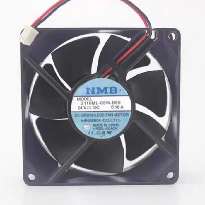 

fan 3110ML-05W-B69 DC24V 0.18A 8025 8CM 3wire axial flow fan