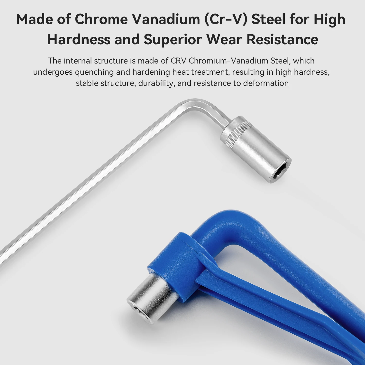 ROCKBROS Preset Torque Wrench 3‑10N CR‑V Chrome Vanadium Steel Bike Torque Key S2 Alloy Steel H3‑H8 Hex Screwdriver Bits