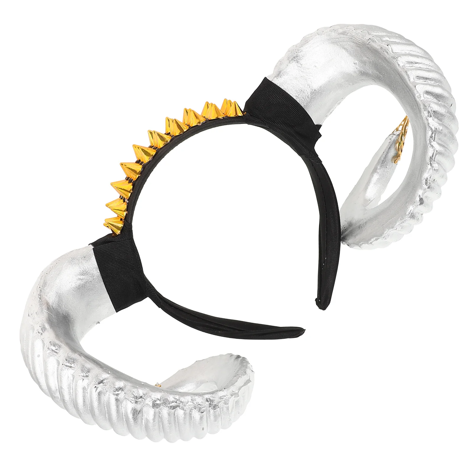 

Horns Costume Croissant Headbands Hair Hoop Antlers Halloween Cosplay Headwear Plastic