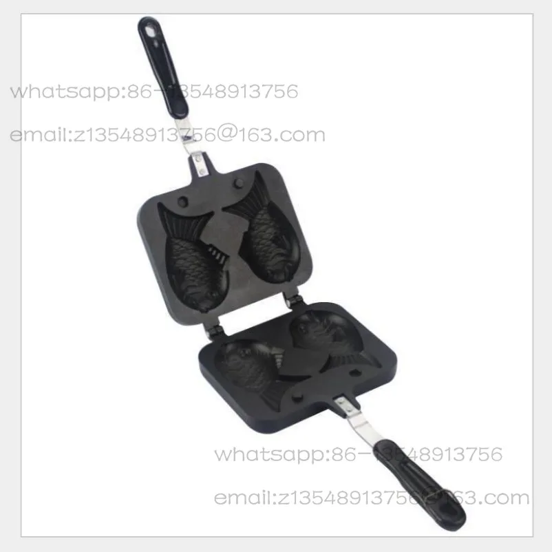 Household Aluminum Non-Stick Snapper Grilled Waffle Maker Cookies Cake Baking Pan Pisces Baking Double Sided Pot