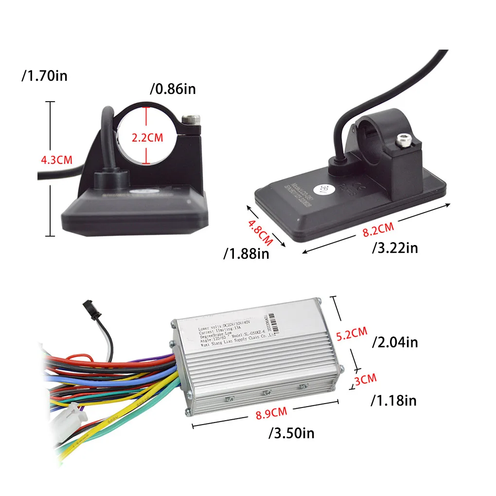 Panel Kit Controller Set Scooter Supplies Handy Installation Long-lasting Multipurpose Upgraded Fittings Hub Motor