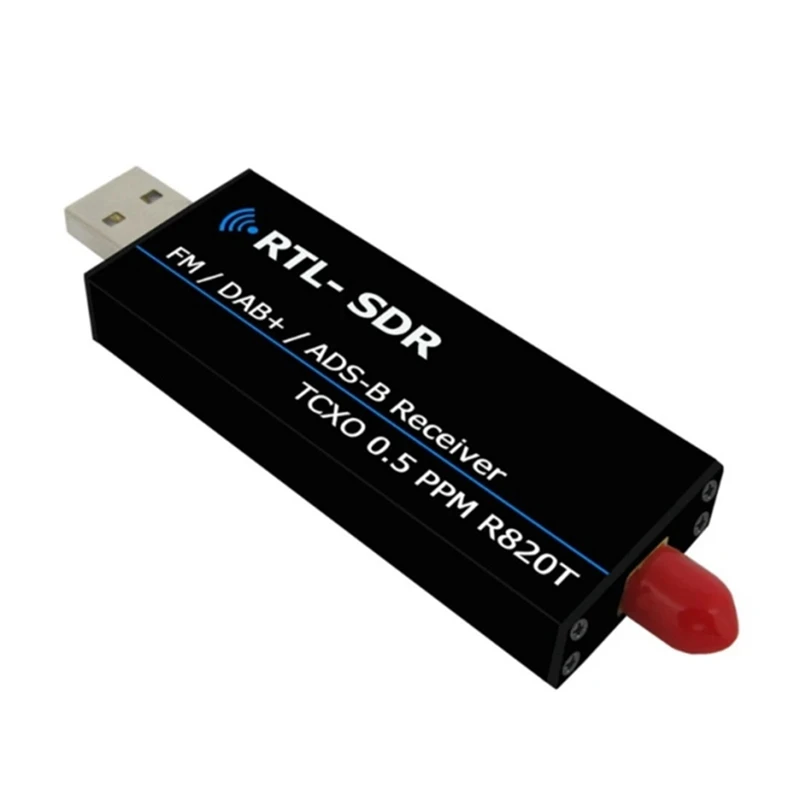 نطاقات تردد واسعة جهاز استقبال SDR رقمي واجهات USB 100 كيلو هرتز - 1.7 جيجا هرتز جهاز استقبال راديو كامل النطاقات سهل الاستخدام