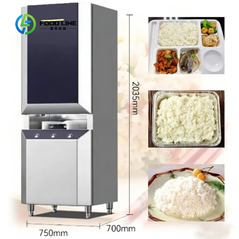 Custom made Commercial Rice Cooker Dispenser  Automatic Stainless Steel Rice Dispenser