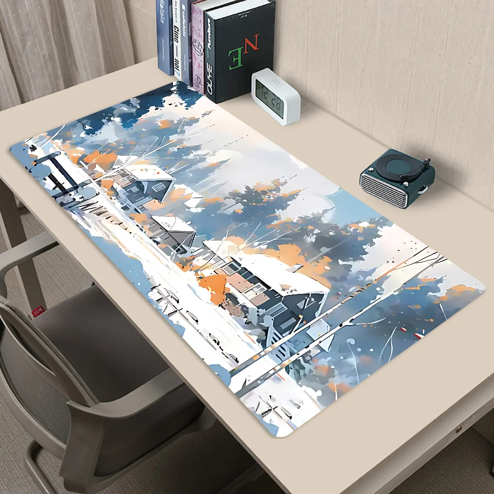 Snow Town Mousepad Mousepad New Arrivals Large Gaming Mousepad L XL XXL Gamer Mouse Pad Size For Keyboards Mat