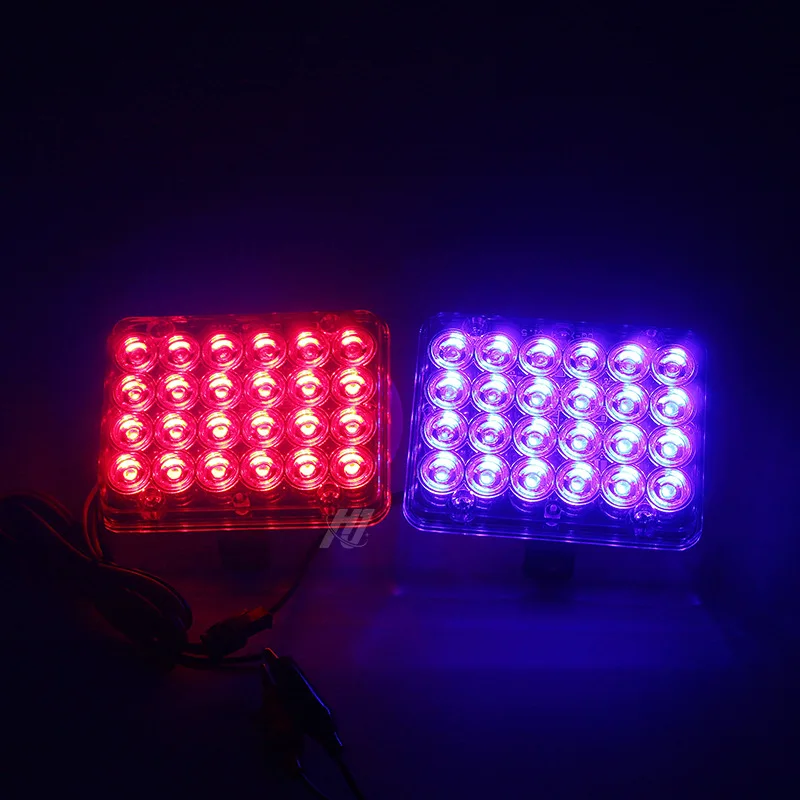 Bright Public Security Pavilion Flash Light Red Blue Yellow Warning Led Strobe Light 12V Strobe Car