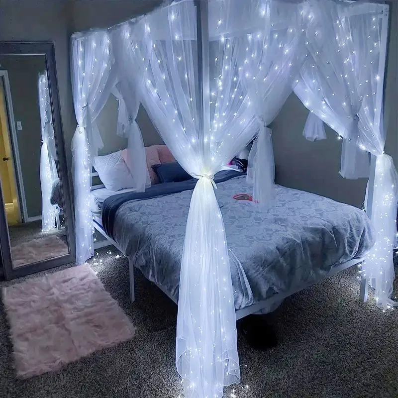 Battery-Powered LED String Lights for Wedding Parties Birthdays Atmosphere Enhancement Suitable for Indoor Room Bedroom Decor