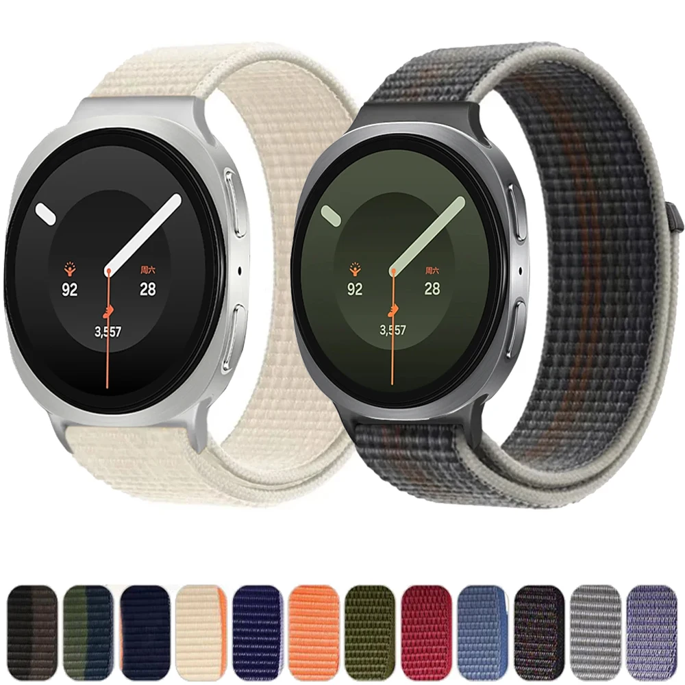 Nylon-Schlaufenarmband für Samsung Galaxy Watch 9/8 44mm 40mm/8 Classic 46mm Offizielles Austauschbares Armband für Galaxy Watch 9/8