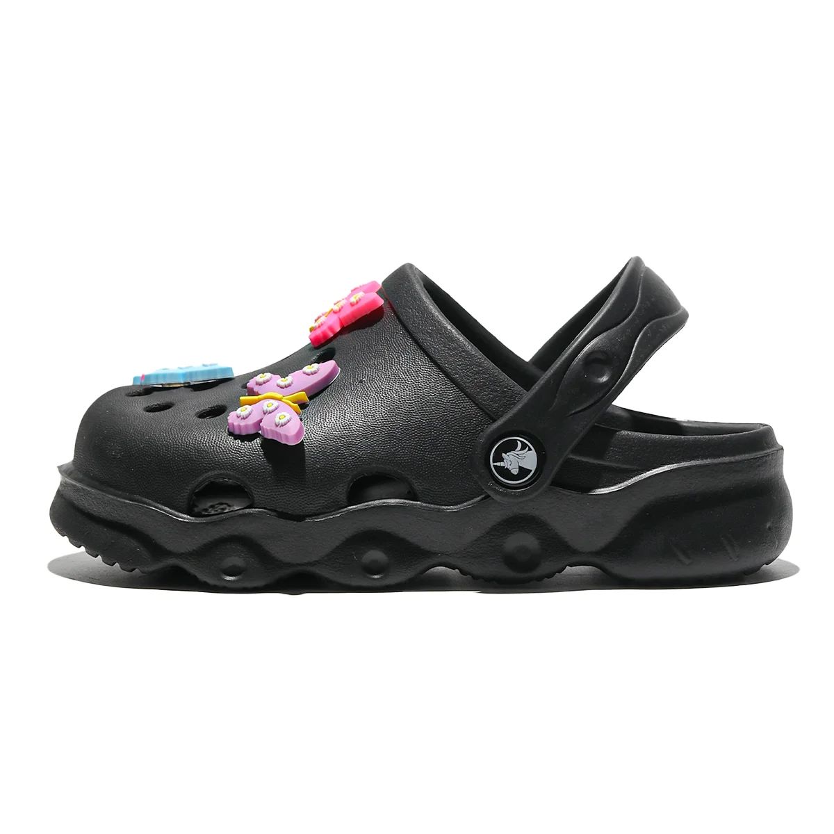 Kinder-Clogs, Leichte EVA-Gartenschuhe, Wasserdichte Rutschfeste Sandalen, Bequeme Slip-On Schuhe für Drinnen und Draußen 1214 – Detail 14