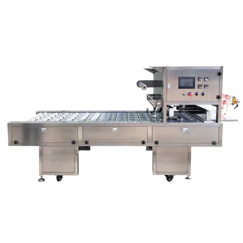 【Best-selling】High Quality Modified Atmosphere Packing Machine Automatic Tray Nitrogen Vacuum Sealing Machine