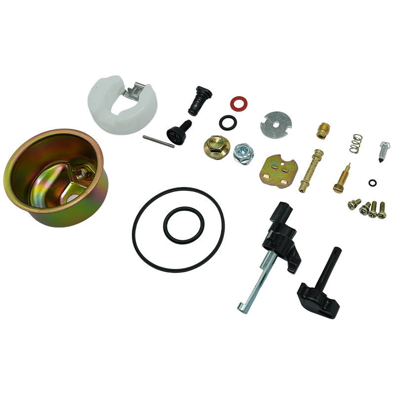 Lawn Mower Carburetor Repair Kit Replacement With Needle Bowl Float Gasket Seal Pin 1 Set For Honda GX120 GX160 GX200 Engine