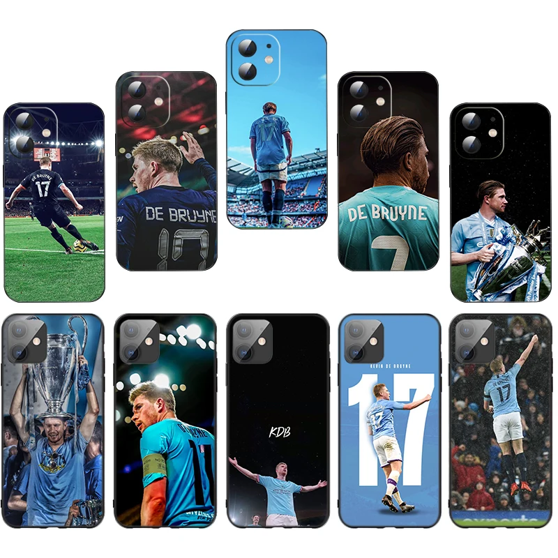 

X16 Football Player DE Bruyne Soft Silicone Case for Redmi Xiaomi Poco X3 NFC GT C40 X4 M4 M5 M6 4G 5G Pro Caver