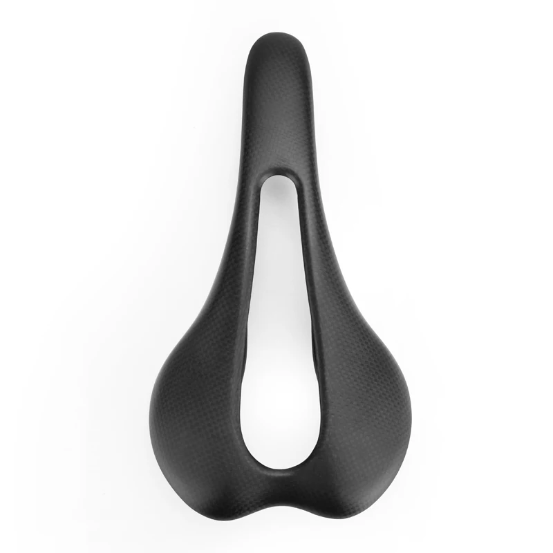 

Lightweight Carbon Fiber Bicycle Saddle Hollow Cycling Parts Seat for Road Bike with Ventilation Function