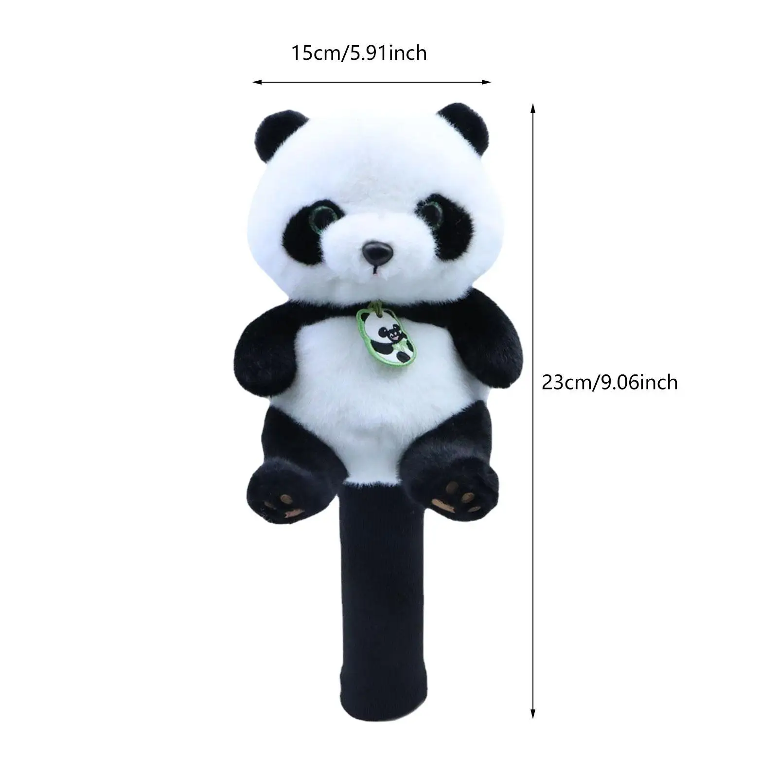 

Plush Golf Wood Headcover Panda Shaped Golfer Gift Funny Golf Accessories