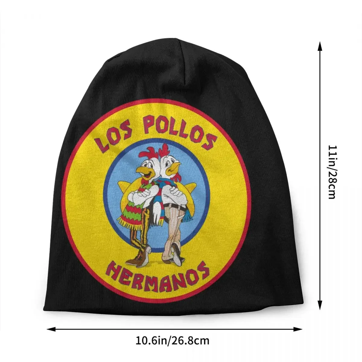 Breaking Bad Los Pollos Hermanos Skullies Beanies Caps Unisex Winter Knit Hat The Chicken Brothers Bonnet Hats Outdoor Ski Cap