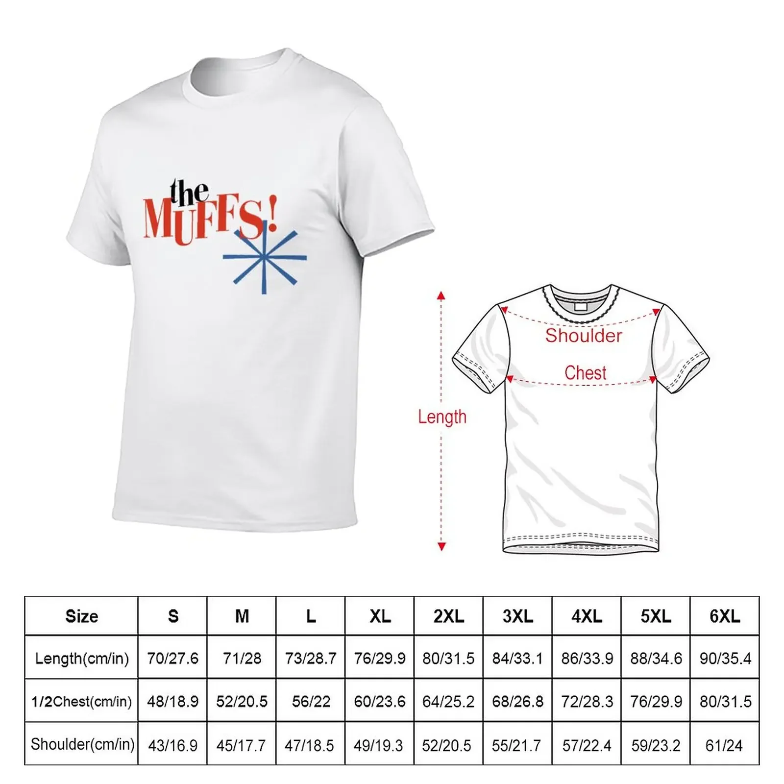 New The Muffs Vintage T-Shirt custom t shirt anime figures summer tops Short sleeve tee men