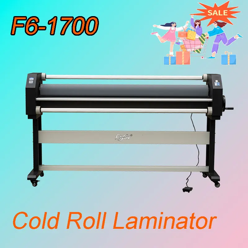 

Fayon F6-1700 Electric Laminating Machine 1600mm All in one Long Service Life Semi-automatic Cheap Cold Roll Laminator