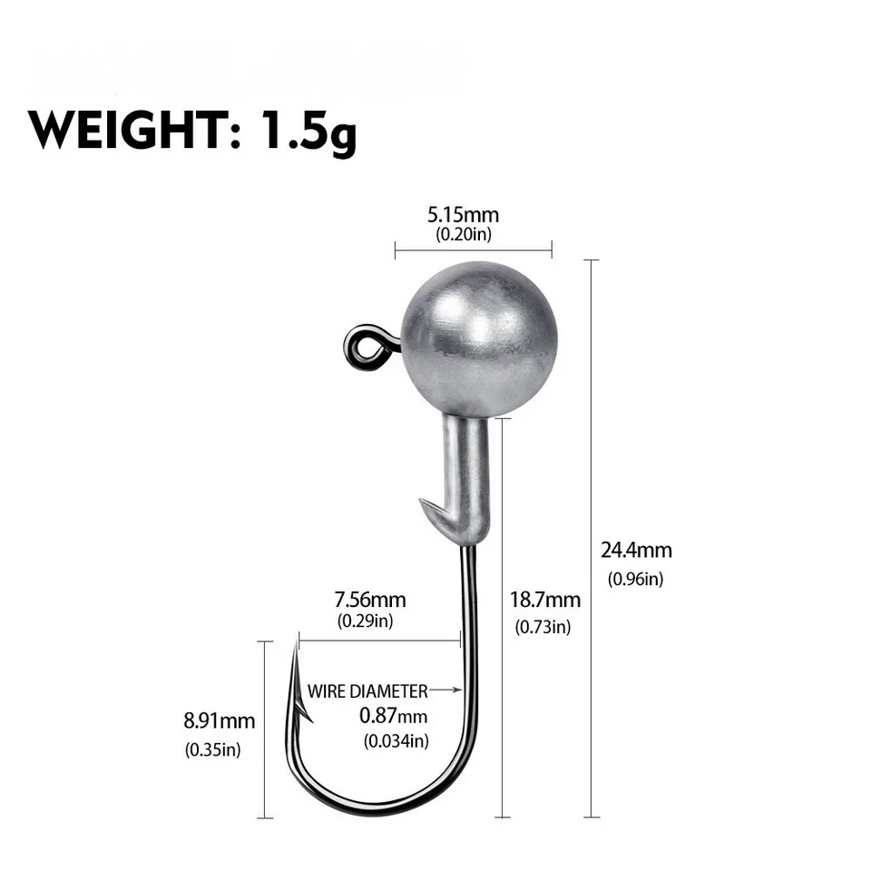 1g 2g 3,5g 5g 7g 10g 12g 20g Kurbel Jig Kopf Haken Angelhaken Kopf Jig Locken Harten Köder Weichen Wurm Angelhaken Jig Haken Für Angeln – Detail 10