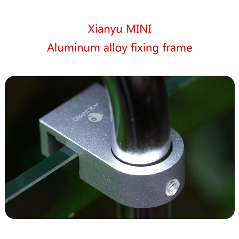 Aquarium Lily Pipe Aluminum Alloy Fixture for Fix Inflow Outflow Tube Clamp Aluminum Alloy Water Pipe Clip