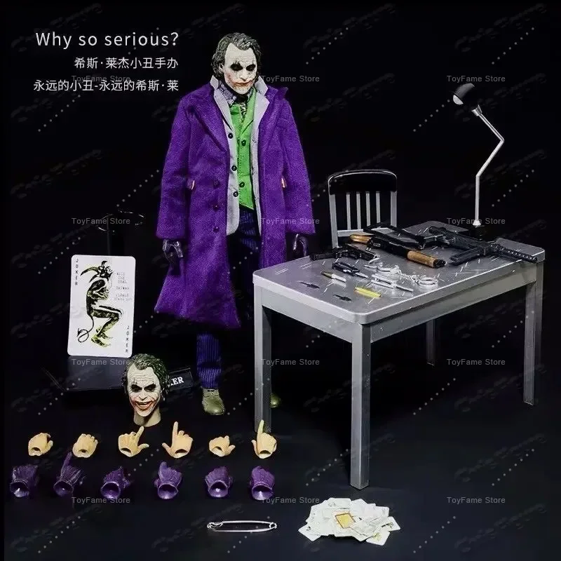 In Stock HC Hot Toys Live Action Joker Figure Comedian Performing Arts Dark Knight 1/6 Joint Collectible Model Toy view 6