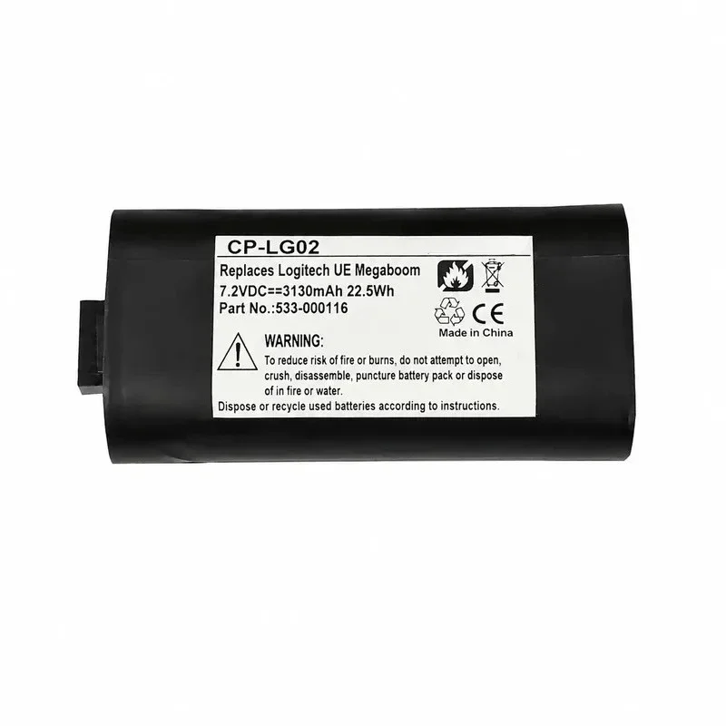 [533-000164] for UE Megaboom 3 Bluetooth Speaker Battery Replacement High Capacity Rechargeable Li-ion Battery Pack