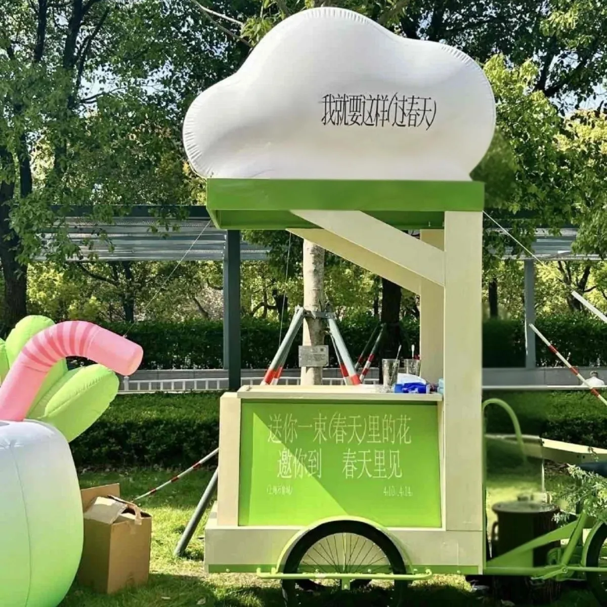 Customizable Mobile Stall Car Multifunctional Stall Car Snack Stall Float BBQ Promotion