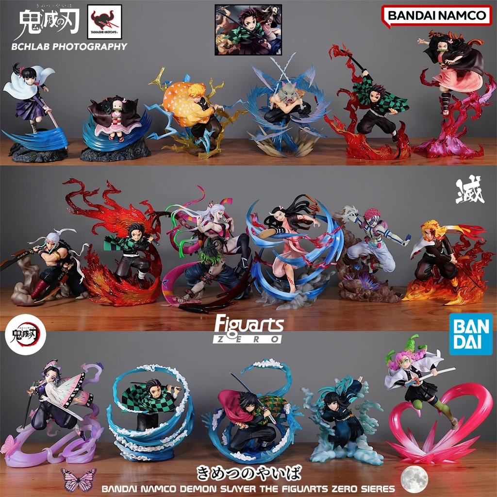 

Bandai Zero Demon Slayer: Kimetsu no Yaiba Kamado Tanjiro Kamado Nezuk, Agatsuma Zenitsu Flame Hashira, Mist Hashira Figures