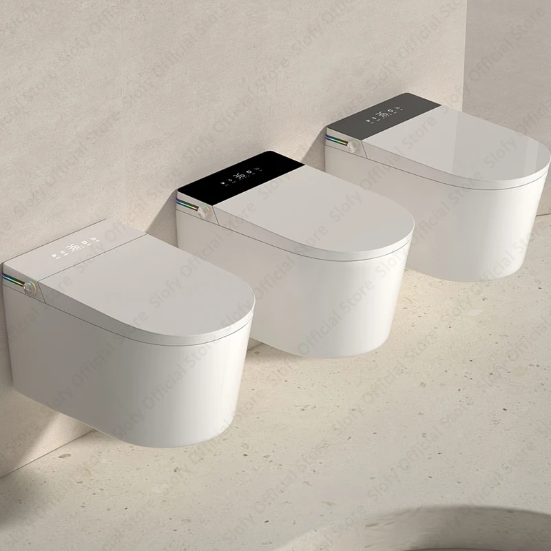 Ultimative, an der Wand montierte, intelligente Toilette für Badezimmer, wandhängende, einteilige,