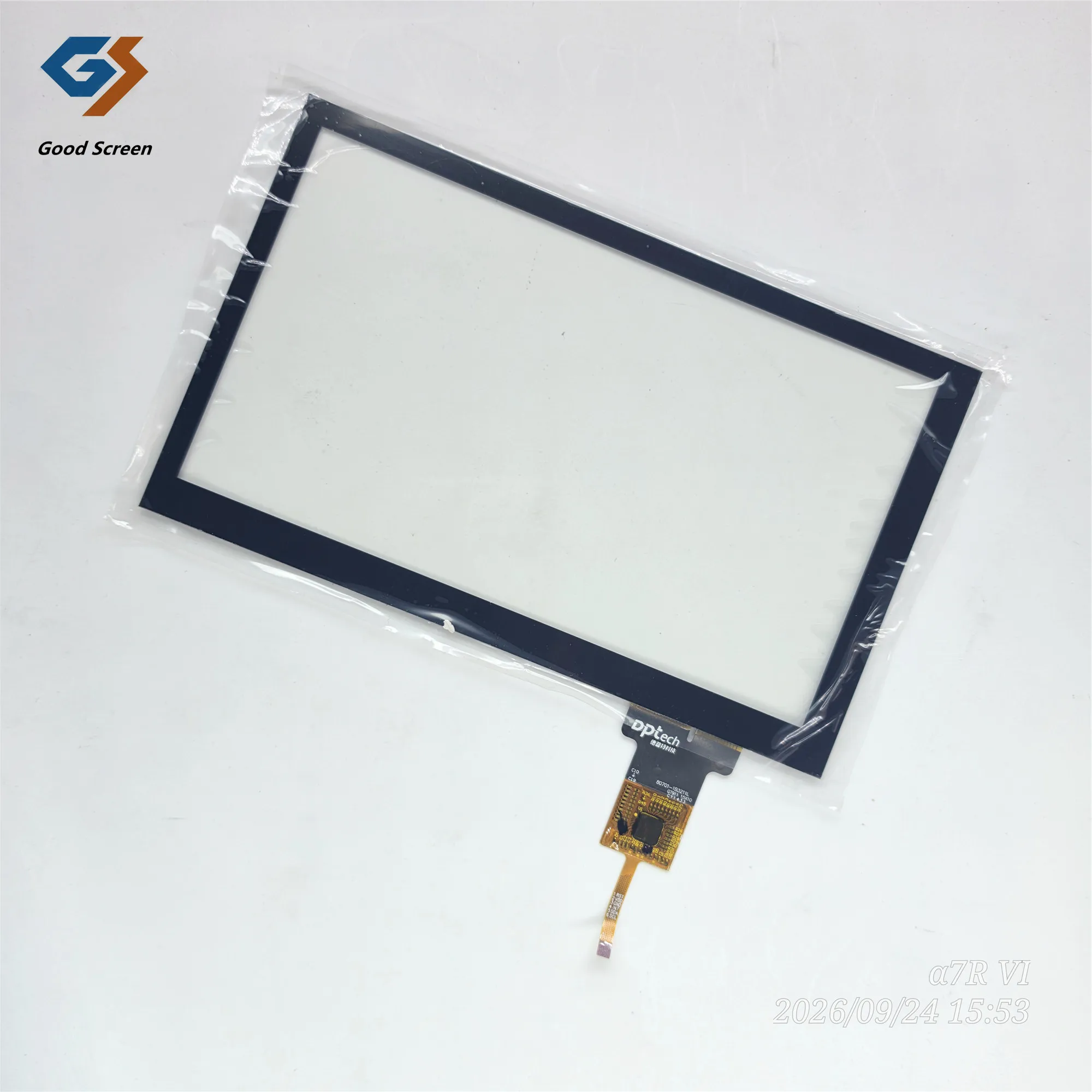 新型タッチスクリーン-dpt-80701-1b3211l-192x116mm-6ピン-gt911、カーナビ用タッチスクリーンパネル