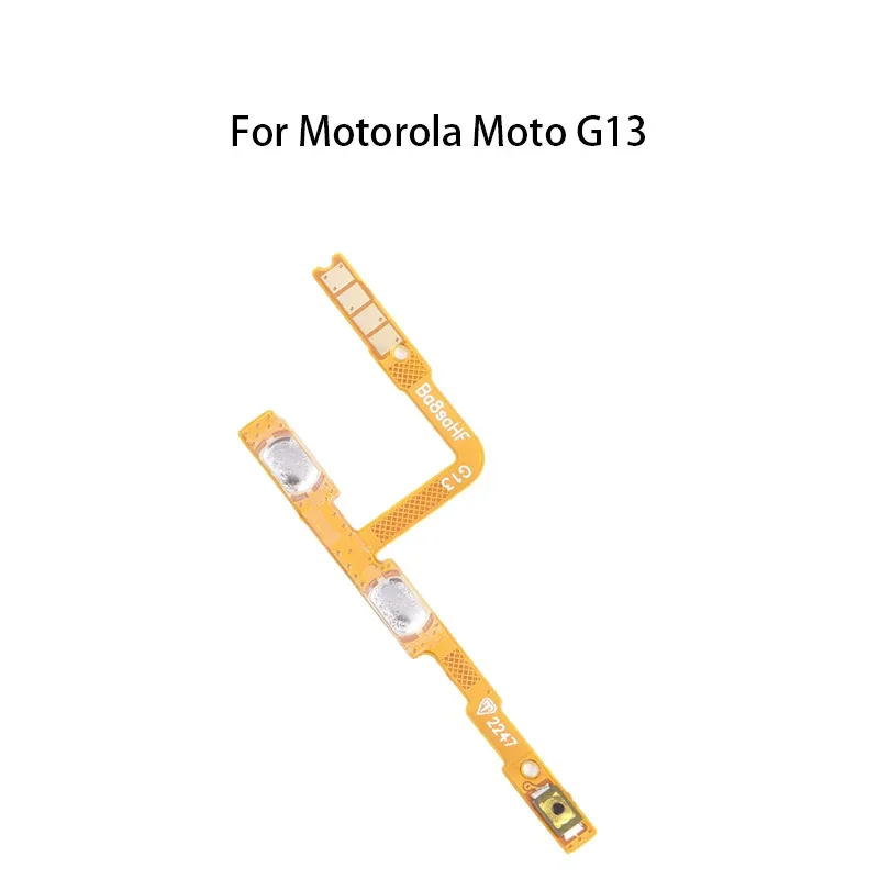 Gefensi Power ON OFF Mute Switch Control Key Volume Button Flex Cable For Motorola Moto G13
